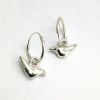 bird earrings on hoops